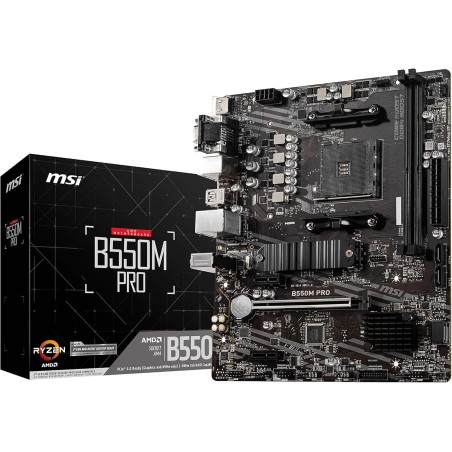 MSI A520 PRO (AM4) - Carte Mère - Micro ATX 7D14-005R