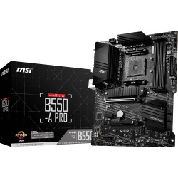 MSI B550-A PRO (AMD AM4, DDR4, M.2, USB 3.2 Gen 2, HDMI, ATX Carte Mère)