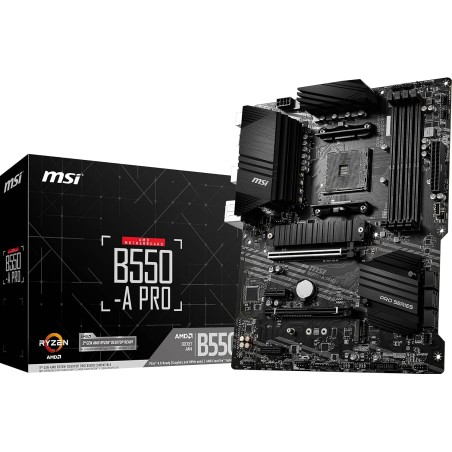MSI B550-A PRO (AMD AM4, DDR4, M.2, USB 3.2 Gen 2, HDMI, ATX Carte Mère)
