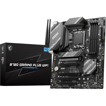 MSI B760 GAMING PLUS WIFI Carte Mère, ATX - Pour Processeurs Intel Core 14e, 13e & 12e Génération, LGA 1700 - DDR5 Memory Boost 