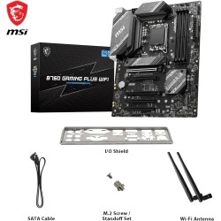 MSI B760 GAMING PLUS WIFI Carte Mère, ATX - Pour Processeurs Intel Core 14e, 13e & 12e Génération, LGA 1700 - DDR5 Memory Boost 