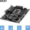 MSI PRO B760M-A WIFI Carte Mère, Micro-ATX - Pour Processeurs Intel Core 14e, 13e & 12e Génération, LGA 1700 - DDR5 Memory Boost