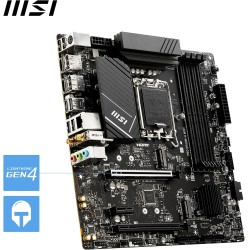 MSI PRO B760M-A WIFI Carte Mère, Micro-ATX - Pour Processeurs Intel Core 14e, 13e & 12e Génération, LGA 1700 - DDR5 Memory Boost