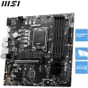 MSI PRO B760M-P Carte Mère, Micro-ATX - Pour Processeurs Intel Core 14e, 13e & 12e Génération, LGA 1700 - DDR5 Memory Boost 6800