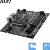 MSI PRO B760M-P Carte Mère, Micro-ATX - Pour Processeurs Intel Core 14e, 13e & 12e Génération, LGA 1700 - DDR5 Memory Boost 6800