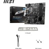 MSI PRO B760M-P Carte Mère, Micro-ATX - Pour Processeurs Intel Core 14e, 13e & 12e Génération, LGA 1700 - DDR5 Memory Boost 6800