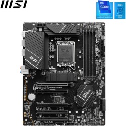 MSI PRO B760-P DDR4 II Carte Mère, Micro-ATX - Pour Processeurs Intel Core 14e, 13e & 12e Génération, LGA 1700 - DDR4 Memory Boo