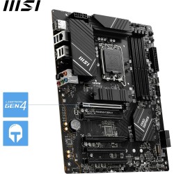 MSI PRO B760-P DDR4 II Carte Mère, Micro-ATX - Pour Processeurs Intel Core 14e, 13e & 12e Génération, LGA 1700 - DDR4 Memory Boo
