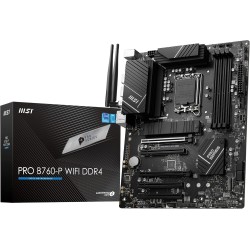 MSI PRO B760-P WIFI DDR4 Carte Mère, ATX - Pour Processeurs Intel Core 14e, 13e & 12e Génération, LGA 1700 - DDR4 Memory Boost 5