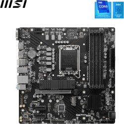 MSI PRO B760M-P DDR4 Carte Mère, Micro-ATX - Pour Processeurs Intel Core 14e, 13e & 12e Génération, LGA 1700 - DDR4 Memory Boost