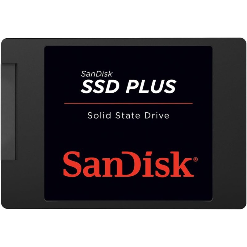 SanDisk SSD Plus SSD 2 to, Disque SSD Interne, SATA III 2.5", Vitesse de Lecture jusqu'à 545 MB/s, Mettez Votre Ordinateur à Niv