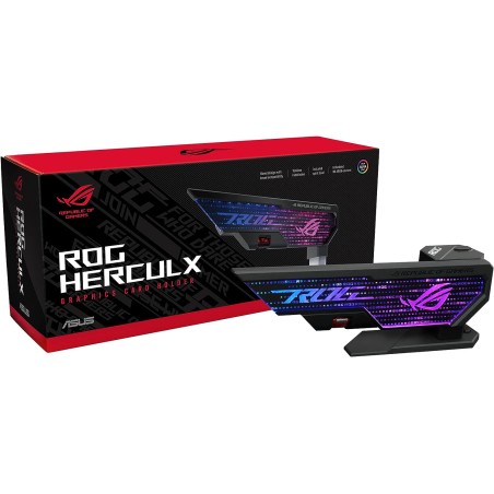 ASUS ROG Strix Herculx Support pour gddr4 Carte graphie, Montage sans Outils, Niveau intégré Pratique, Structure en Alliage de Z