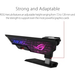 ASUS ROG Strix Herculx Support pour gddr4 Carte graphie, Montage sans Outils, Niveau intégré Pratique, Structure en Alliage de Z