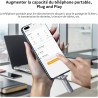 SSK SSD Externe 128GO Disque Portable SSD Cle USB 3.2 Gen 2 Jusqu'à 550 Mo/s, 2 en 1 OTG Solid State Drive 128 GO Double Clé USB