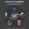 SSK SSD Externe 2To Disque Portable SSD Cle USB 3.2 Gen 2 Jusqu'à 550 Mo/s, 2 en 1 OTG Solid State Drive 2 to Double Clé USB A &