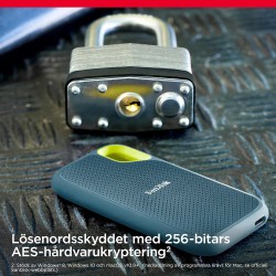 SanDisk Extreme Disque SSD Externe 1 To (Portable NVMe SSD, jusqu'à 1050 Mo/s en lecture, 1000 Mo/s en écriture, USB-C, Résistan