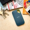 SanDisk Extreme Portable NVMe SSD 8 to (jusqu'à 1050 Mo/s en Lecture, 1000 Mo/s en écriture, USB-C, Résistance à la poussière et