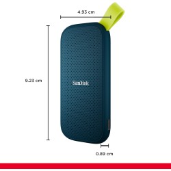 SanDisk Disque Portable SSD 2 to (Disque SSD Externe, Vitesse de Lecture allant Jusqu’à 800 Mo/s, Protection Contre Les Chutes d
