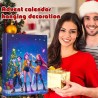 𝐊-𝐏𝐎𝐏 𝐃emon 𝐇un-ters Calendrier de l’Avent 2025 | 24 pièces Ornement de Noël Mignons Hun-trix & Saja-Boys - l'Avent de k-P0p Dem