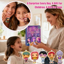 Calendrier de l'Avent KKPop H-Hunters 2025, Figurines Collectibles, 24 Jours Cadeaux pour Garçons Filles Adolescents 24PC Figuri