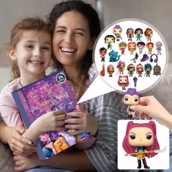 Calendrier de l'Avent KKPop H-Hunters 2025, Figurines Collectibles, 24 Jours Cadeaux pour Garçons Filles Adolescents 24PC Figuri