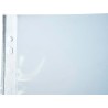Exacompta - Réf. 56634E - Carton de 5 sachets de 10 Pochettes perforées Premium - PP lisse 14/100ème - Perforation universelle 1