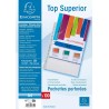 Exacompta - Réf. 5750E - Carton de 1000 pochettes perforées en Polypropylène lisse - Epaisseur 7,5/100ème qualité supérieure - P