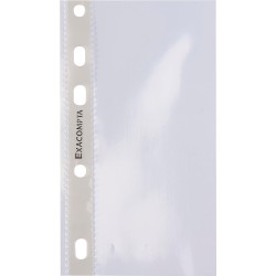 Exacompta - Réf. 5750E - Sachet de 100 pochettes perforées en Polypropylène lisse - Epaisseur 7,5/100ème qualité supérieure - Pe