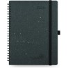POPRUN Agenda 2026 Semainier Vertical 22 x 16,5 cm - Couverture rigide Spirale Écologique biodégradable, D'Jan 2026 à Déc 2026, 