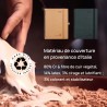 POPRUN Agenda 2026 Semainier Vertical 22 x 16,5 cm - Couverture rigide Spirale Écologique biodégradable, D'Jan 2026 à Déc 2026, 