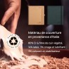 POPRUN Agenda 2026 Semainier Vertical 26,5 x 21,5 cm - Couverture rigide Spirale Écologique biodégradable, D'Jan 2026 à Déc 2026