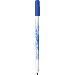 BIC Velleda 1721 Feutres Effaçables A Sec à Pointe Fine pour Tableau Blanc – Couleurs assorties, Pack Carton de 8