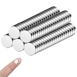 100 Pcs | 8x2mm Aimants Ronds Extrêmement Puissants, Petits Aimant Frigo Néodyme Puissants, Magnets Mini Aimants,pour Réfrigérat