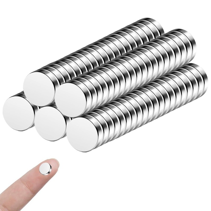 100 Pcs | 8x2mm Aimants Ronds Extrêmement Puissants, Petits Aimant Frigo Néodyme Puissants, Magnets Mini Aimants,pour Réfrigérat