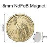 80 Pcs | 10x2mm Aimants Ronds Extrêmement Puissants, Petits Aimant Frigo Néodyme Puissants, Magnets Mini Aimants,pour Réfrigérat