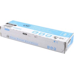 Exacompta - Réf. 40915E - Boîte de 10 bobines pour tickets de carte bancaire - largeur 57 mm x diamètre 46 mm - mandrin 12 mm - 