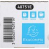 Exacompta - Réf. 40751E - Boîte de 20 bobines pour tickets de carte bancaire - largeur 57 mm x diamètre 40 mm - mandrin 12 mm - 