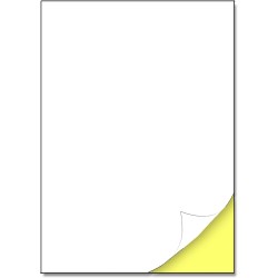 25 feuilles, Papier Autocollant Imprimante Blanc A4-1 étiquette par feuille, 210 x 297 mm