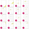 25 feuilles, Papier Autocollant Imprimante Blanc A4-1 étiquette par feuille, 210 x 297 mm