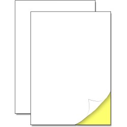 210 x 297 mm, 150 feuilles, Papier Autocollant Imprimante Blanc A4 (1 étiquette par feuille)