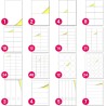 21 étiquettes/feuille, 150 feuilles, A4 Étiquettes Autocollantes Imprimable Blanc - 63,5 x 38,1 mm