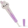 LEGAMI - Squeezies Stylo gel anti-stress, thème Bunny, papeterie Détendez-vous et concentrez-vous, stylo anti-stress, super doux