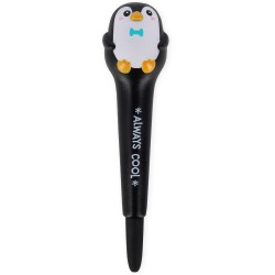 LEGAMI - Stylo gel anti-stress Squeezies, thème Penguin, fournitures d'écriture Détendez-vous et concentrez-vous, stylo anti-str