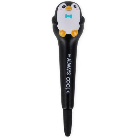 LEGAMI - Stylo gel anti-stress Squeezies, thème Penguin, fournitures d'écriture Détendez-vous et concentrez-vous, stylo anti-str