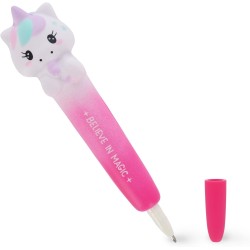 LEGAMI - Stylo gel anti-stress Squeezies, thème Unicorn, matériel d'écriture pour se détendre et se concentrer, stylo anti-stres