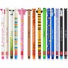 LEGAMI Lot de 14 stylos gel effaçables avec encre thermosensible, gamme de couleurs d’encre, forme conique, pointe de 0,7 mm, en