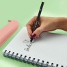 LEGAMI Lot de 14 stylos gel effaçables avec encre thermosensible, gamme de couleurs d’encre, forme conique, pointe de 0,7 mm, en