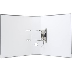 Exacompta - Réf. 918416B - 1 Classeur à levier A4 - Dos 75 mm - Mécanique 80 mm - Dimensions extérieures : 31,8 x 28,4 x 8 cm - 