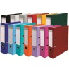 Exacompta - Réf. 918416B - 1 Classeur à levier A4 - Dos 75 mm - Mécanique 80 mm - Dimensions extérieures : 31,8 x 28,4 x 8 cm - 