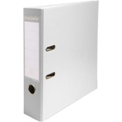 Exacompta - Réf. 918402B - 1 Classeur à levier A4 - Dos 75 mm - Mécanique 80 mm - Dimensions extérieures : 31,8 x 28,4 x 8 cm - 